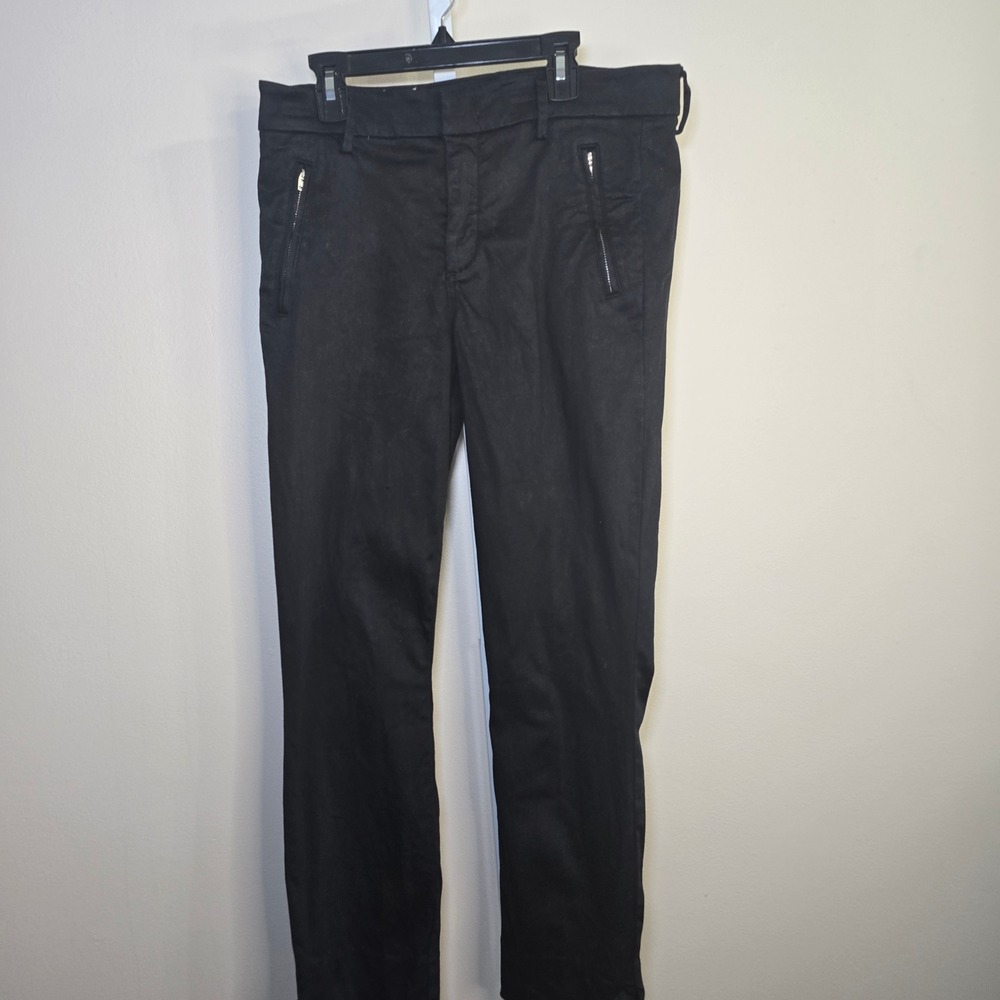 Level 99 Womens Black Skinny Zipper Pocket Pants Size 29 Trousers Slim Fit